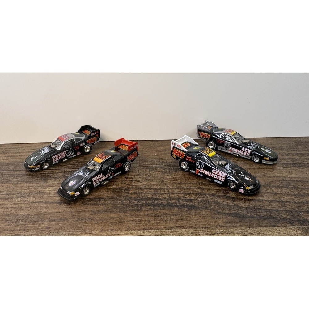 Johnny Lightning KISS Racing Dreams Complete Set of 4 Die Cast Car Set